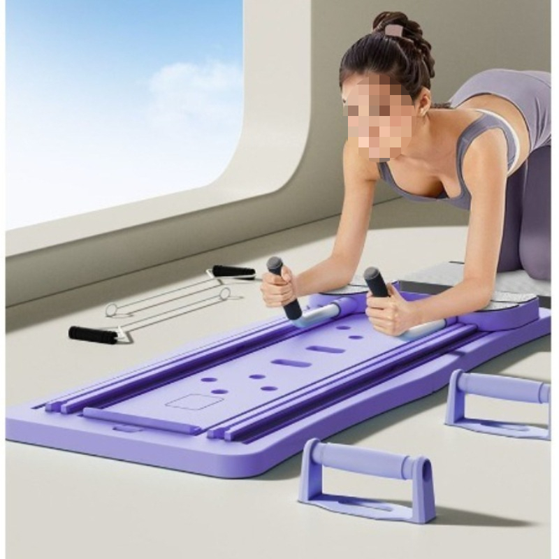 Push Up Board Foldable Multi Function - 自動リバウンド機能付き多機能フィットネスボード、折りたたみ式プッシュアップスタンド、カールエクササイズマシン