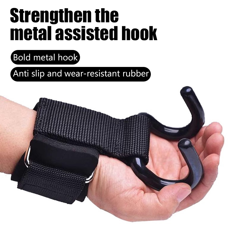 【F】2個入り ウェイトリフティング用フック、ハンドバー用リ - Wrist Wraps Weightlifting Support のレビューと価格
